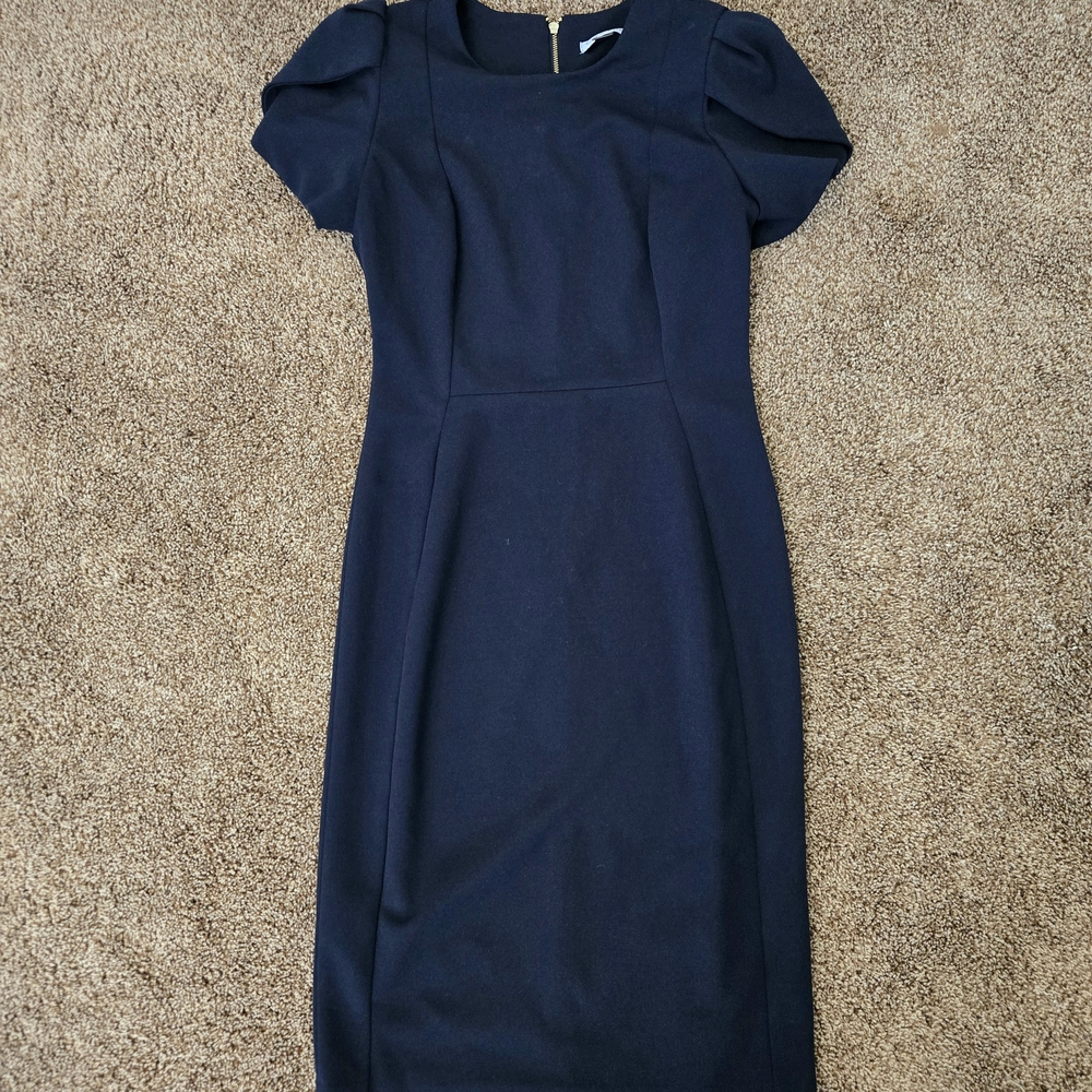 Calvin Klein Midnight Blue Midi Dress
